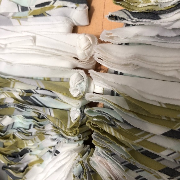 BCBG Max ruffled summer work top green, grey, blue - Picture 3 of 8